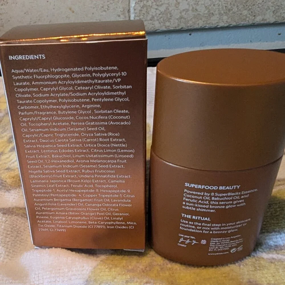 NIB Yensa Super Silk Serum Bronzing Drops